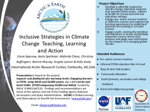 (PDF) Inclusive Strategies in Climate Change Teaching, Learning and Action