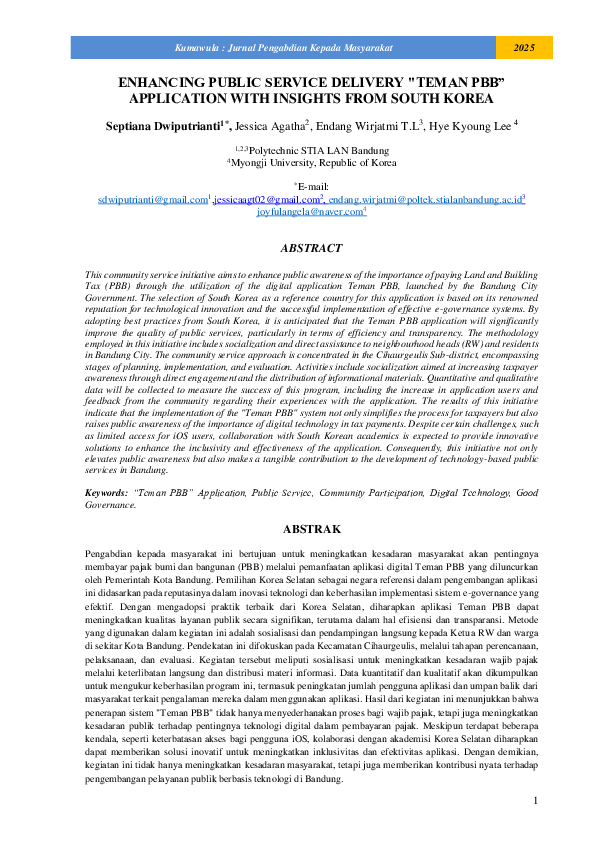 (PDF) ENHANCING PUBLIC SERVICE DELIVERY 