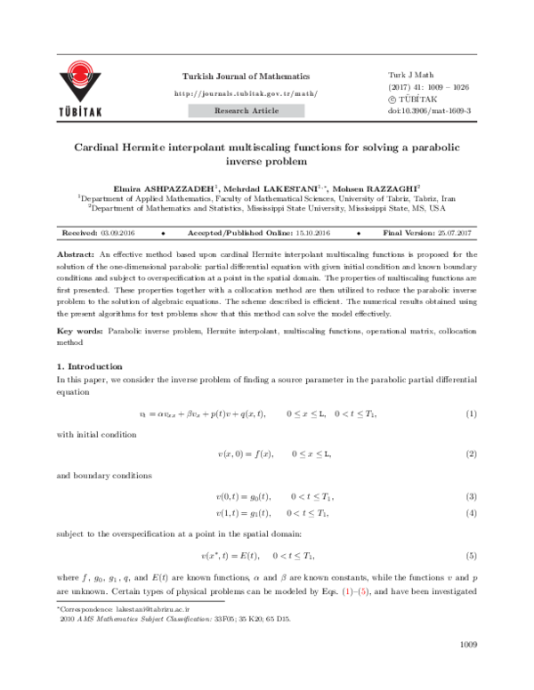 (PDF) Cardinal Hermite interpolant multiscaling functions for solving a ...