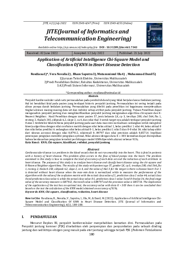 (PDF) Application of Artificial Intelligence Chi-Square Model and ...