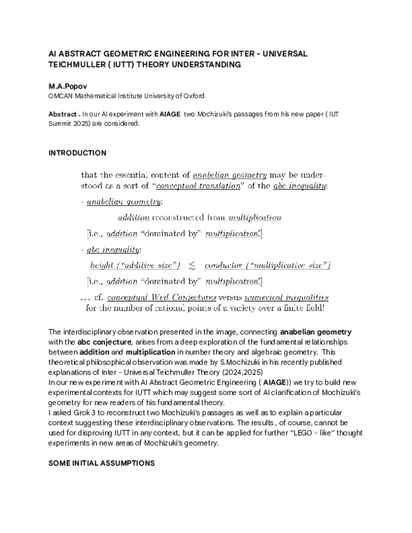 (PDF) AI ABSTRACT GEOMETRIC ENGINEERING FOR INTER -UNIVERSAL ...