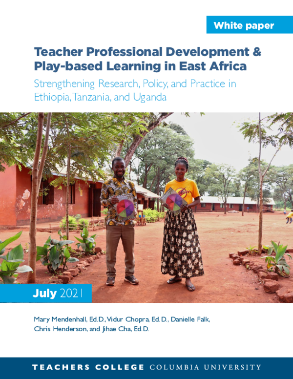 (PDF) Teacher professional development and play-based learning in East ...
