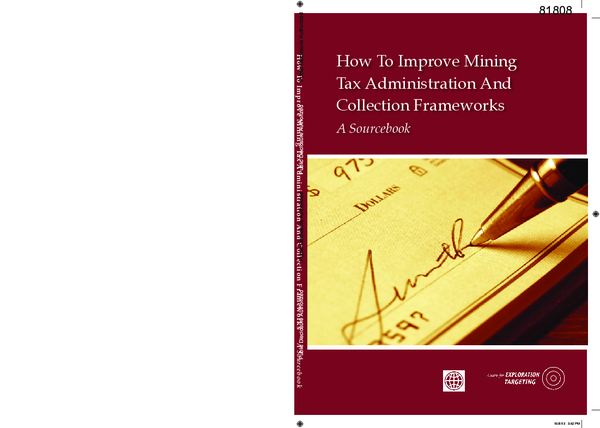 (PDF) How To Improve Mining Tax Administration And Collection ...
