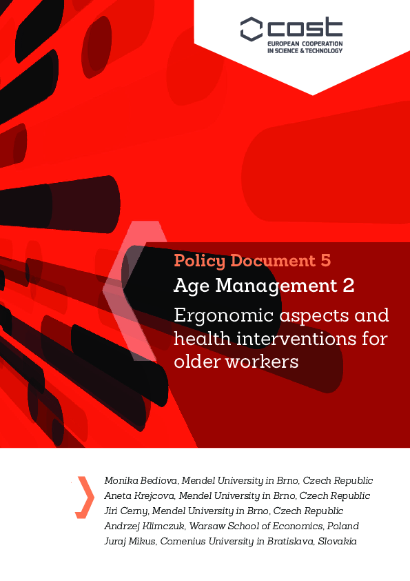 (PDF) Policy Document on Age Management: Ergonomic Aspects and Health ...