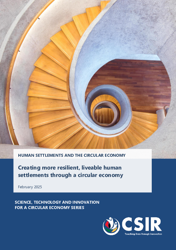 (PDF) Creating more resilient, liveable human settlements through a ...