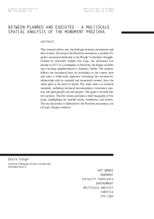 (PDF) Between planned and executed: A multiscale spatial analysis of ...