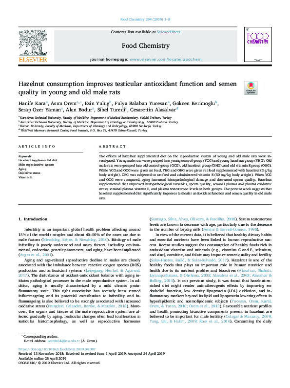 (PDF) Hazelnut consumption improves testicular antioxidant function and ...