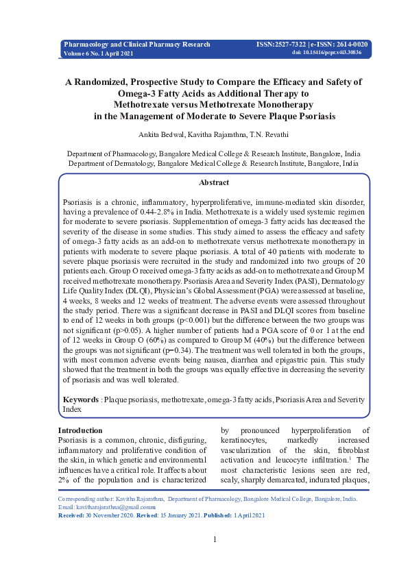 (PDF) A Randomized, Prospective Study to Compare the Efficacy and ...