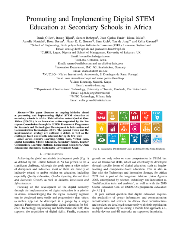 (PDF) Promoting and Implementing Digital STEM Education at Secondary ...