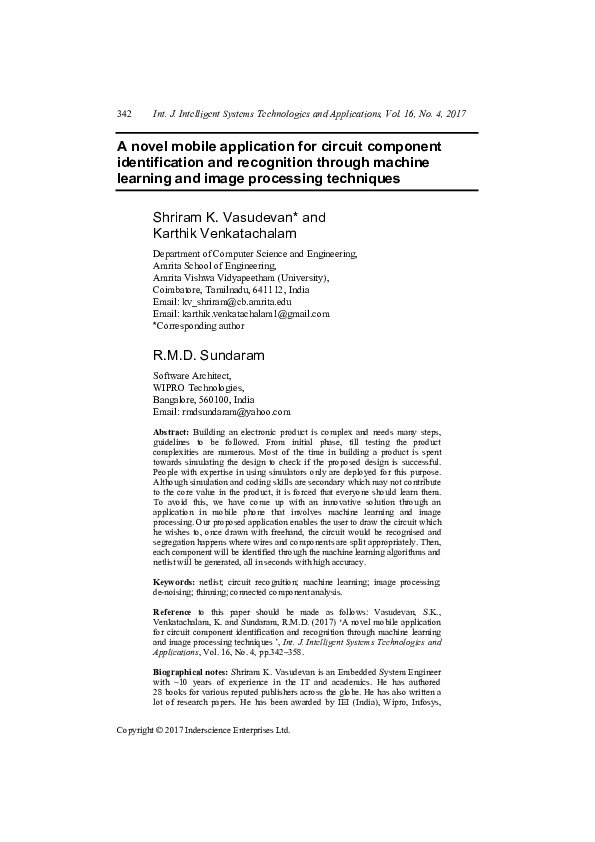 (PDF) A novel mobile application for circuit component identification ...