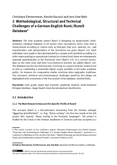 (PDF) 2 Methodological, Structural and Technical Challenges of a German ...
