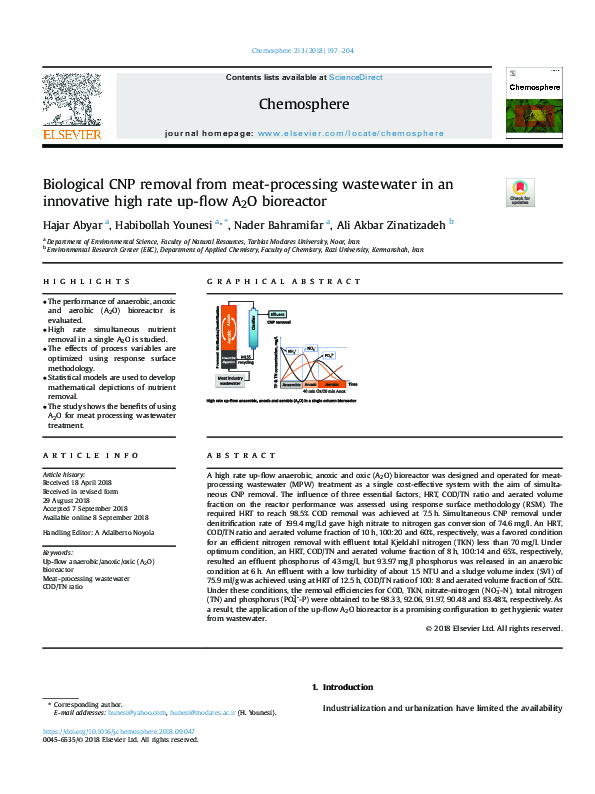 (PDF) Biological CNP removal from meat-processing wastewater in an ...