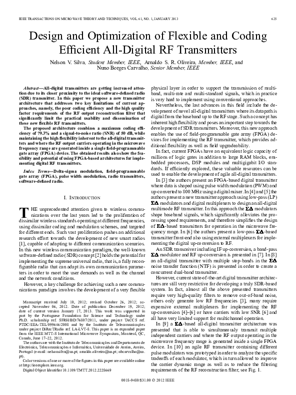(PDF) Design and Optimization of Flexible and Coding Efficient All ...