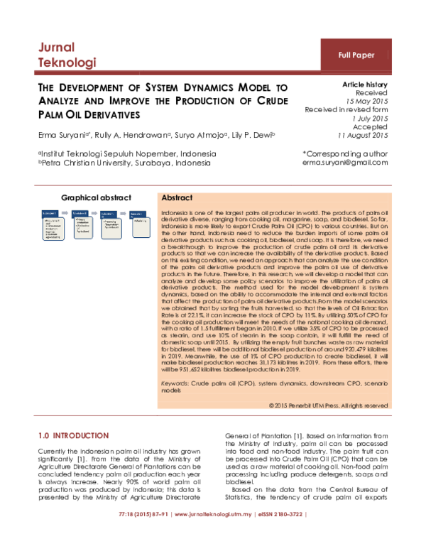 (PDF) The Development of System Dynamics Model to Analyze and Improve ...