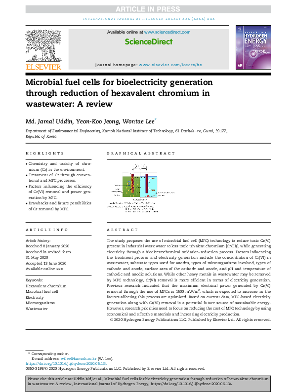 (PDF) Microbial fuel cells for bioelectricity generation through ...