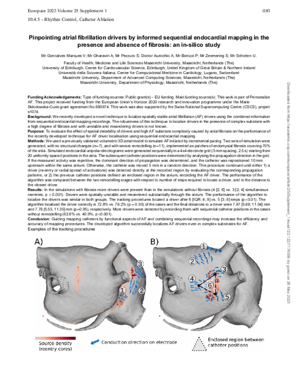 (PDF) Pinpointing atrial fibrillation drivers by informed sequential ...