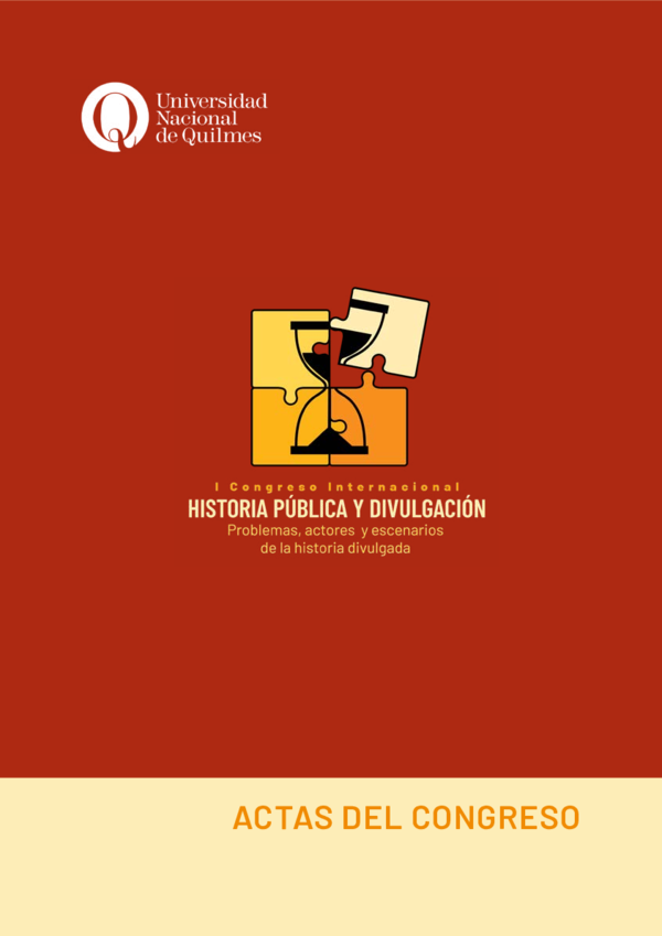 (PDF) Actas del I Congreso Internacional de Historia Pública y ...