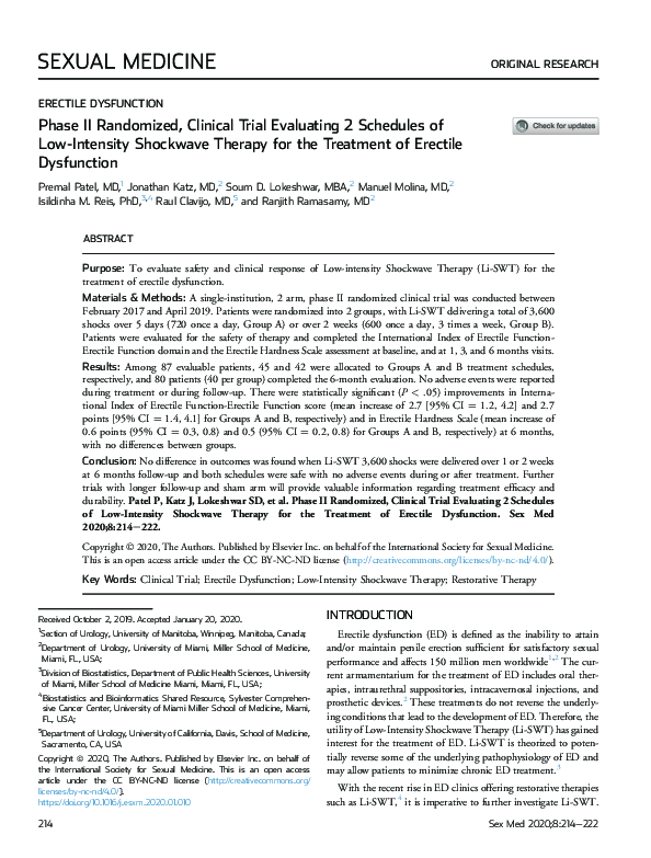(PDF) Phase II Randomized, Clinical Trial Evaluating 2 Schedules of Low ...