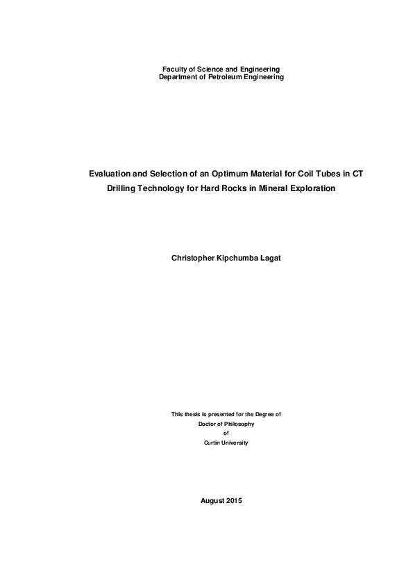 (PDF) Evaluation and selection of an optimum material for coil tubes in ...