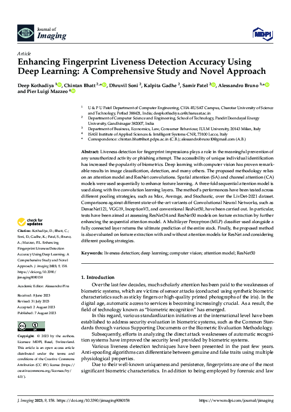 (PDF) Enhancing Fingerprint Liveness Detection Accuracy Using Deep ...