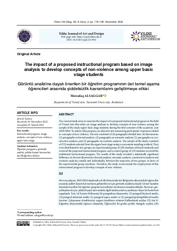 (PDF) The Impact of a Proposed Instructional Program Based on Image ...
