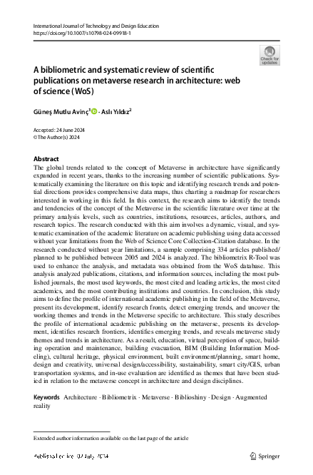 (PDF) A bibliometric and systematic review of scientific publications ...