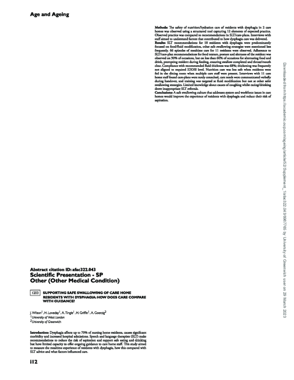 (PDF) 1203 Supporting Safe Swallowing of Care Home Residents with ...