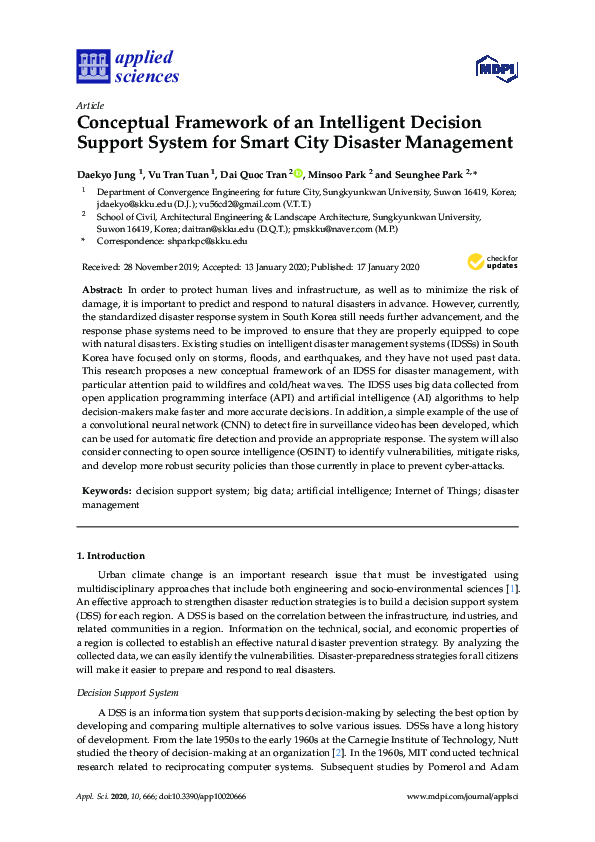 (PDF) Conceptual Framework of an Intelligent Decision Support System ...