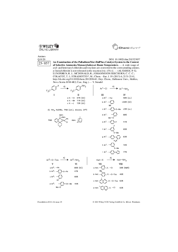 (PDF) ChemInform Abstract: Examination of the Palladium/ Palladium ...