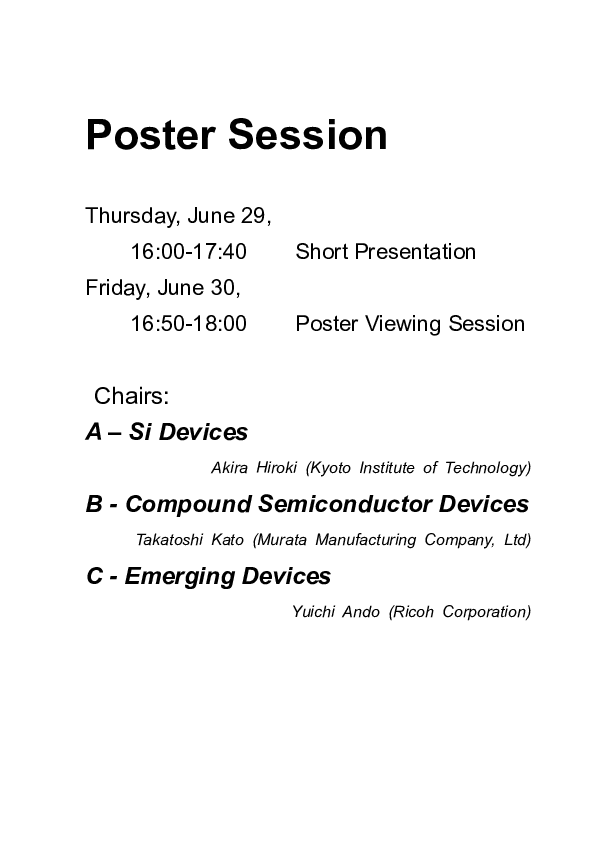 (PDF) Poster session