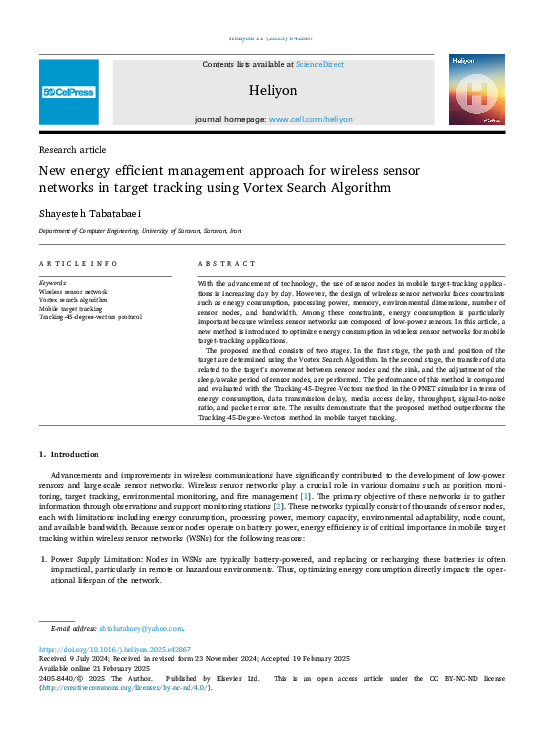 (PDF) New energy efficient management approach for wireless sensor ...