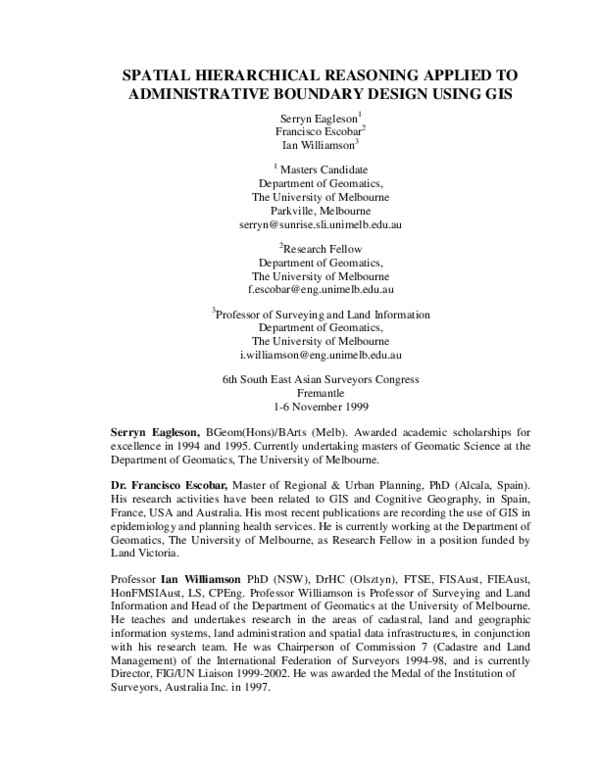 (PDF) Spatial Hierarchical Reasoning Applied to Administration ...