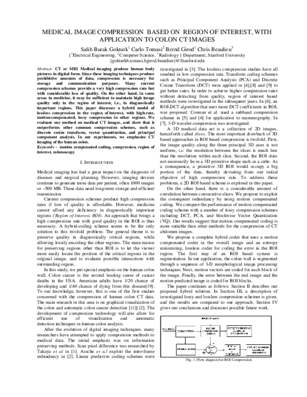 (PDF) Medical image compression based on region of interest, with ...
