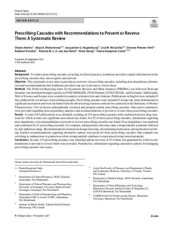 (PDF) Prescribing Cascades with Recommendations to Prevent or Reverse ...