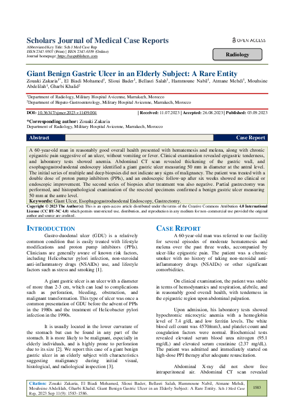 (PDF) Scholars Journal of Medical Case Reports