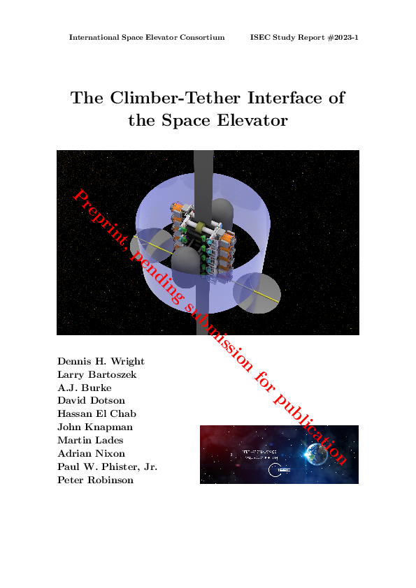 (PDF) The Climber-Tether Interface of the Space Elevator
