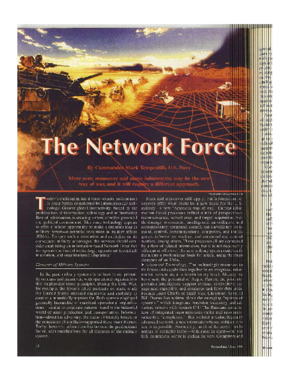 (PDF) The Network Force
