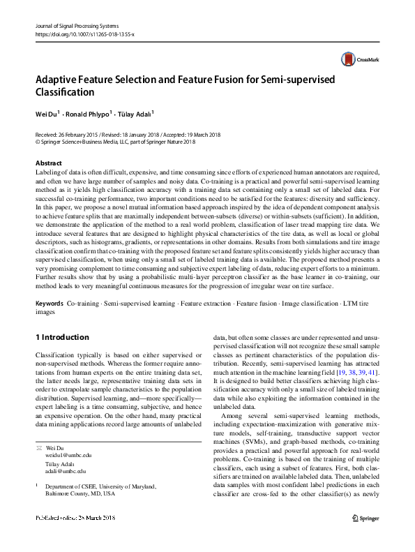 (PDF) Adaptive Feature Selection and Feature Fusion for Semi-supervised ...