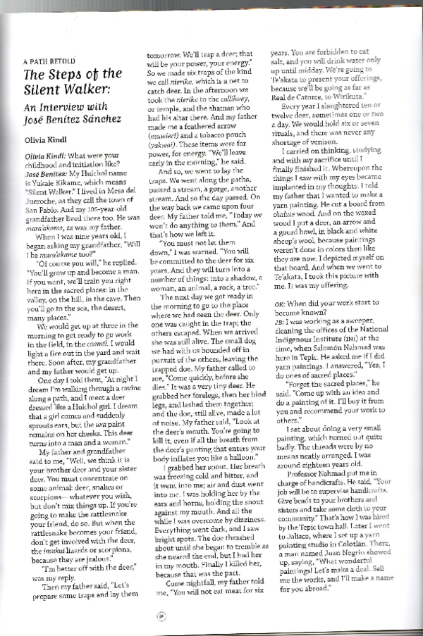(PDF) The Steps of the Silent Walker: An Interview with José Benítez ...