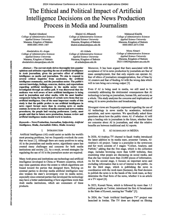 (PDF) The Ethical and Political Impact of Artificial Intelligence ...