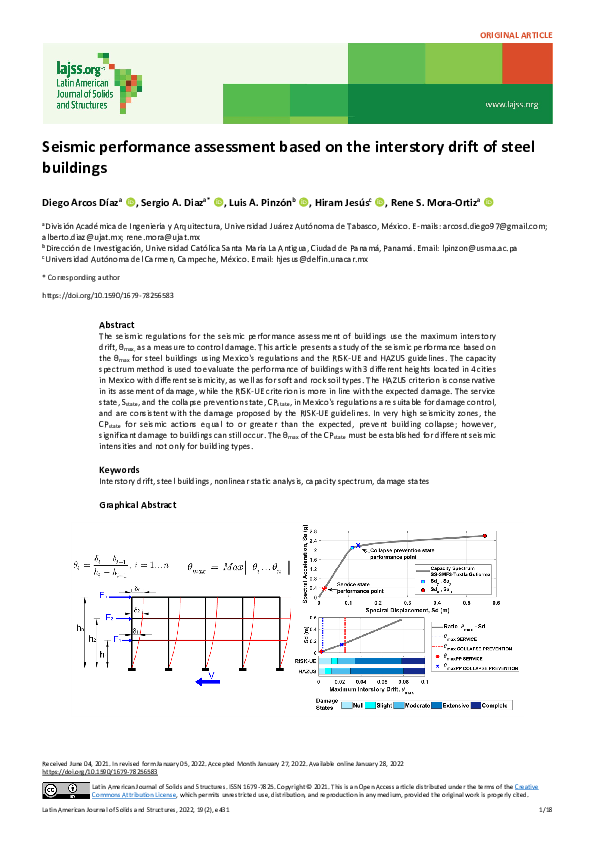 (PDF) Seismic performance assessment based on the interstory drift of ...
