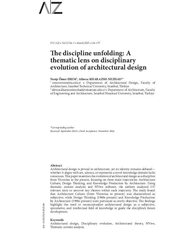 (PDF) The discipline unfolding: A thematic lens on disciplinary ...