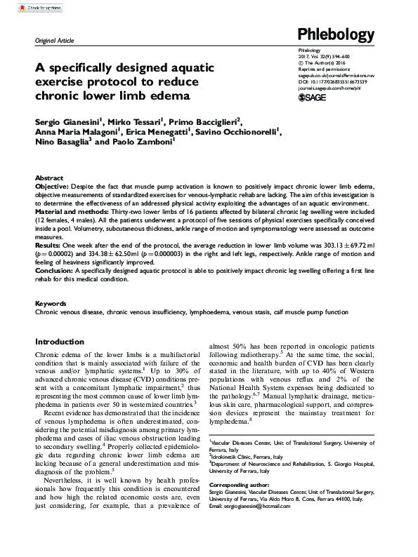 (PDF) A specifically designed aquatic exercise protocol to reduce ...
