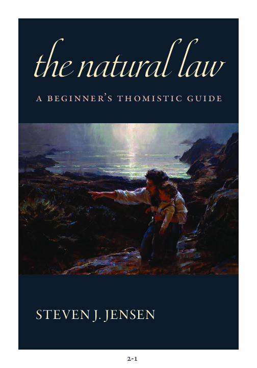 (PDF) The Natural Law: A Beginner's Thomistic Guide first chapters