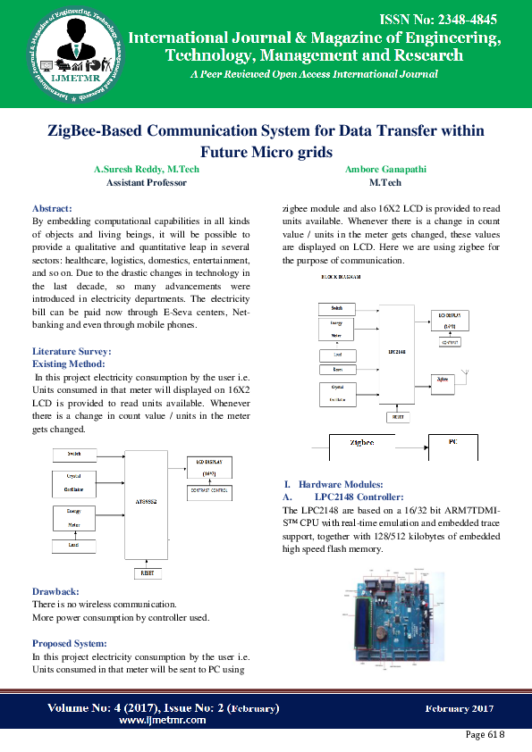 (PDF) ZigBee-Based Communication System for Data Transfer Within Future ...