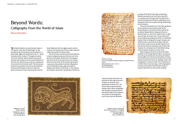 (PDF) Beyond Words: Calligraphy from the World of Islam (2024)