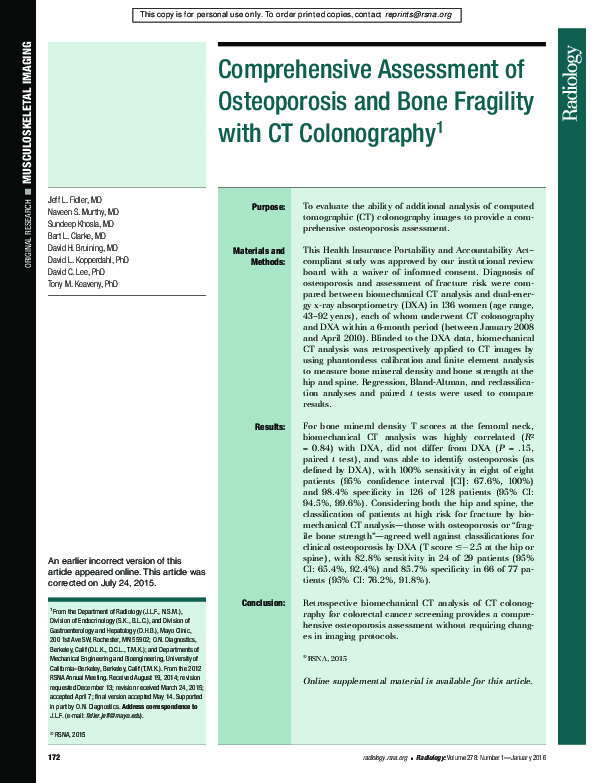 (PDF) Comprehensive Assessment of Osteoporosis and Bone Fragility with ...