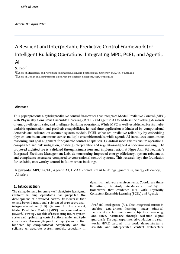 (PDF) A Resilient and Interpretable Predictive Control Framework for ...