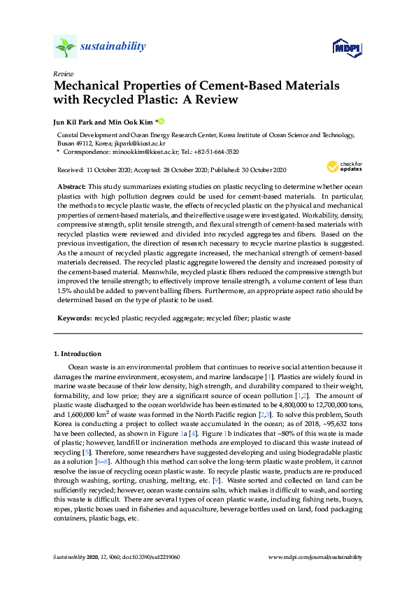 (PDF) Mechanical Properties of Cement-Based Materials and Effect of ...