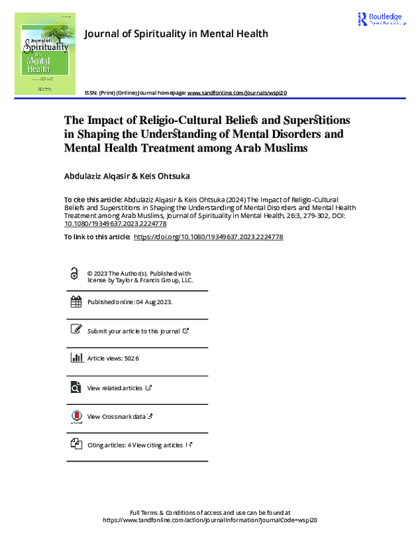 (PDF) The Impact of Religio-Cultural Beliefs and Superstitions in ...